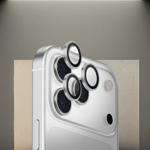 UNIQ Optix aliuminio kameros objektyvo apsauga Apple iPhone 17 Pro / Apple iPhone 17 Pro Max su aplikatoriumi, sidabrinė aprašymas - Prekės nuotrauka UNIQ Optix aliuminio kameros objektyvo apsauga Apple iPhone 17 Pro / Apple iPhone 17 Pro Max su aplikatoriumi, sidabrinė aprašymas - Prekės nuotrauka