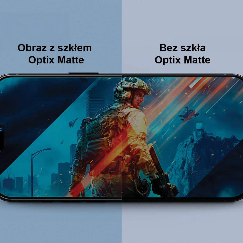 UNIQ Optix Matte iPhone 16 Pro 6.3″ matinis apsauginis stiklas su aplikatoriumi aprašymas - Prekės nuotrauka