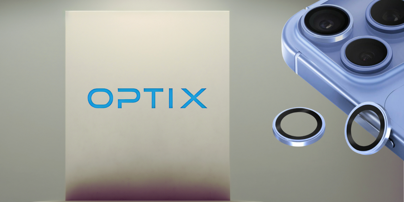 UNIQ Optix Prime fotoaparato objektyvo apsauga, skirta iPhone 18 Pro / iPhone 18 Pro Max, glacier chrome aprašymas - Prekės nuotrauka