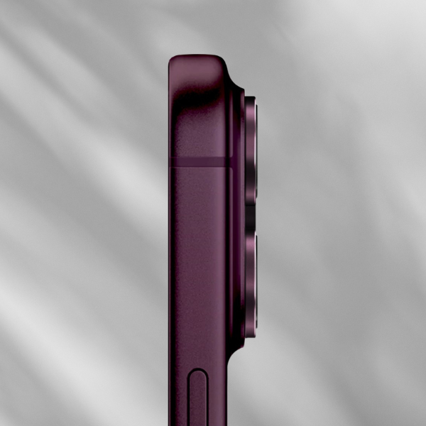 UNIQ Optix Prime fotoaparato objektyvo apsauga, skirta iPhone 18 Pro / iPhone 18 Pro Max, bordo spalvos aprašymas - Prekės nuotrauka