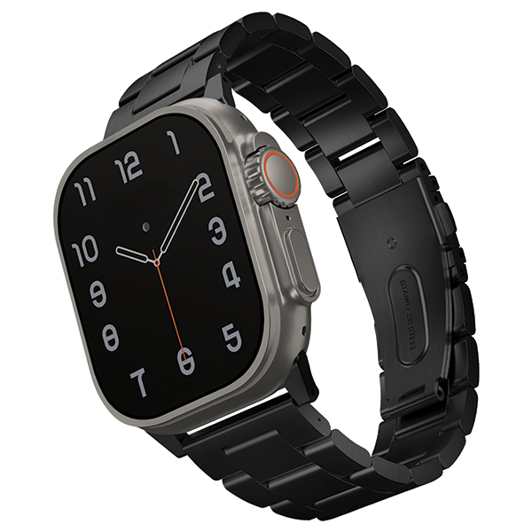 UNIQ Osta apyrankė Apple Watch 42/44/45/49mm Series 1-8/SE/SE2/SE3/Ultra1/2/3 Stainless Steel juodos spalvos aprašymas - Prekės nuotrauka UNIQ Osta apyrankė Apple Watch 42/44/45/49mm Series 1-8/SE/SE2/SE3/Ultra1/2/3 Stainless Steel juodos spalvos aprašymas - Prekės nuotrauka