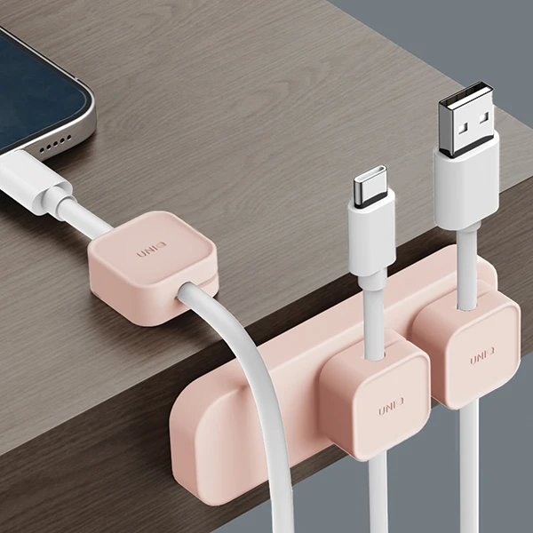 UNIQ Pod Mag magnetinė kabelių tvarkyklė + bazė rožinės spalvos aprašymas - Prekės nuotrauka UNIQ Pod Mag magnetinė kabelių tvarkyklė + bazė rožinės spalvos aprašymas - Prekės nuotrauka