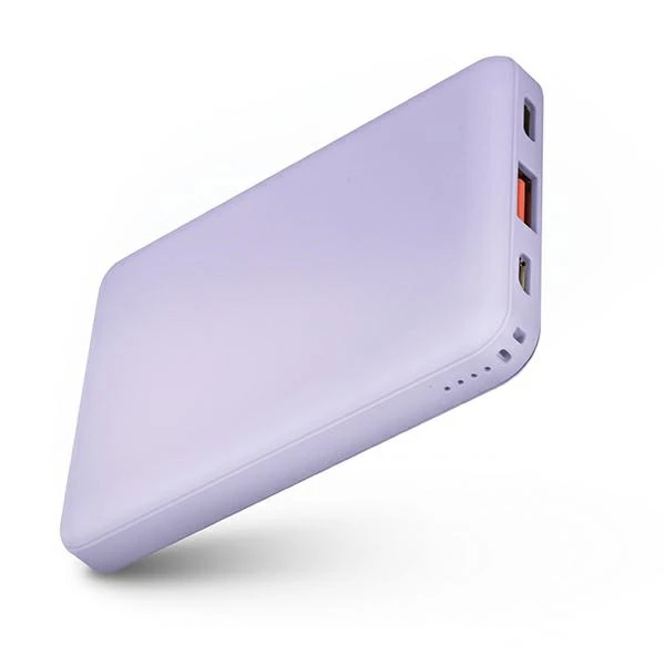 UNIQ Powerbank Fuele mini 8000mAhUSB-C 18W PD Fast charge levandų spalvos aprašymas - Prekės nuotrauka UNIQ Powerbank Fuele mini 8000mAhUSB-C 18W PD Fast charge levandų spalvos aprašymas - Prekės nuotrauka