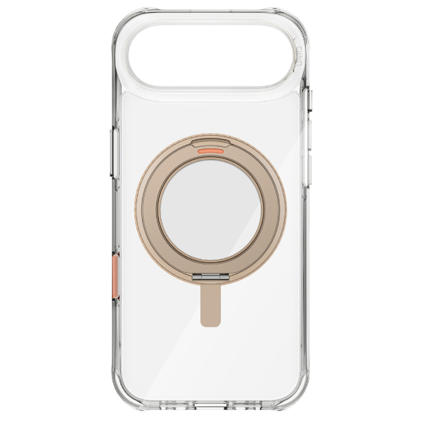 UNIQ Swivix dėklas skirtas Apple iPhone Air 360 Rotating Kickstand auksinis aprašymas - Prekės nuotrauka
