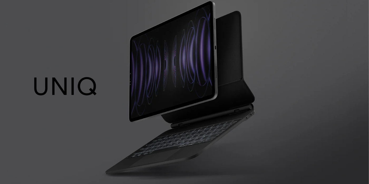 UNIQ Venno Pro Magnetic Smart dėklas su klaviatūra, skirtas iPad Pro 13″ M4 (2024) bl aprašymas - Prekės nuotrauka
