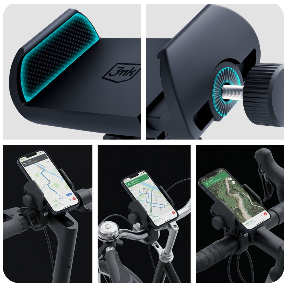 Universalus dviračio telefono laikiklis 3MK BikeGrip aprašymas - Prekės nuotrauka Universalus dviračio telefono laikiklis 3MK BikeGrip aprašymas - Prekės nuotrauka