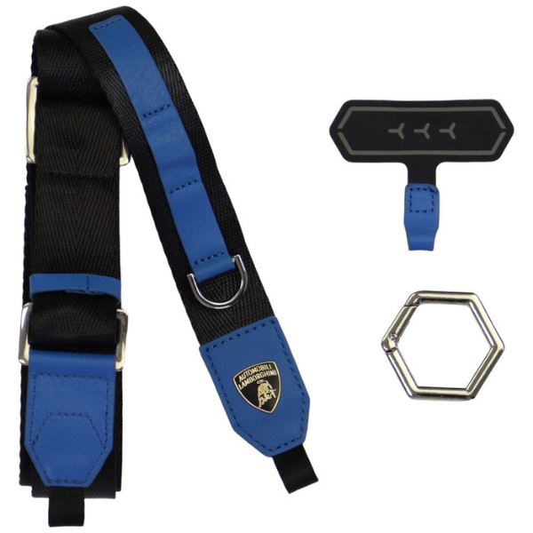 Audi Universal Lamborghini D1 Crossbody Webbing Strap mėlynas aprašymas - Prekės nuotrauka Audi Universal Lamborghini D1 Crossbody Webbing Strap mėlynas aprašymas - Prekės nuotrauka