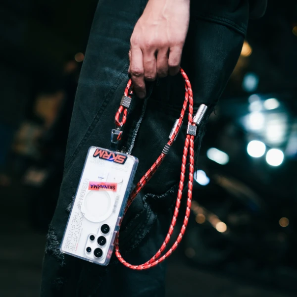 Universali virvelė telefonui kabelis 2in1 Skinarma Dyno Ve USB-C/USB-C gelsva aprašymas - Prekės nuotrauka