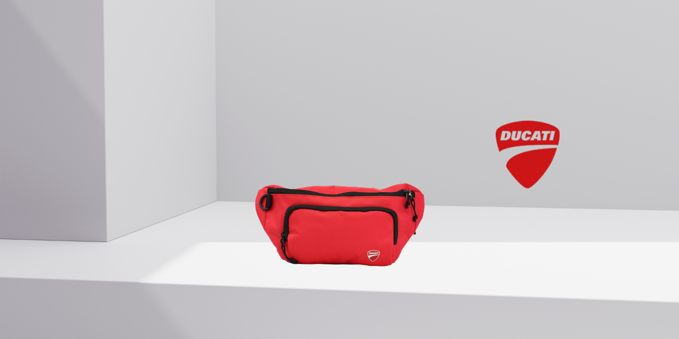Audi Universalus Ducati juosmens krepšys Waist Bag raudonas aprašymas - Prekės nuotrauka