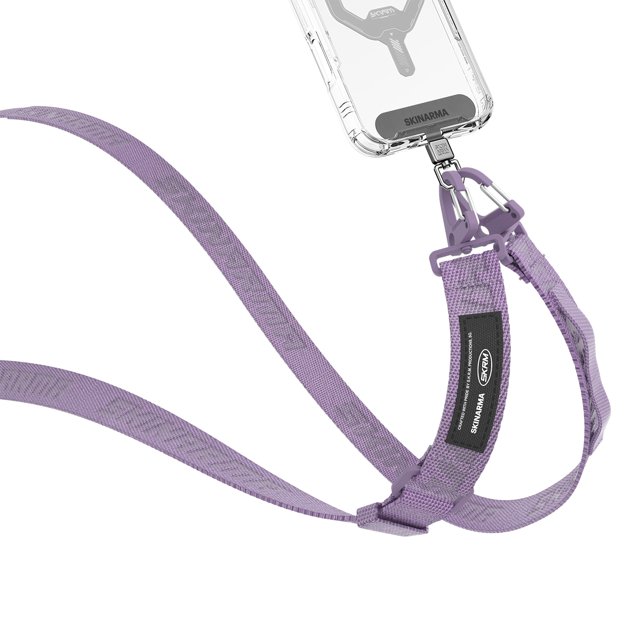 Universalus telefono dirželis Skinarma Scout XE lilac aprašymas - Prekės nuotrauka