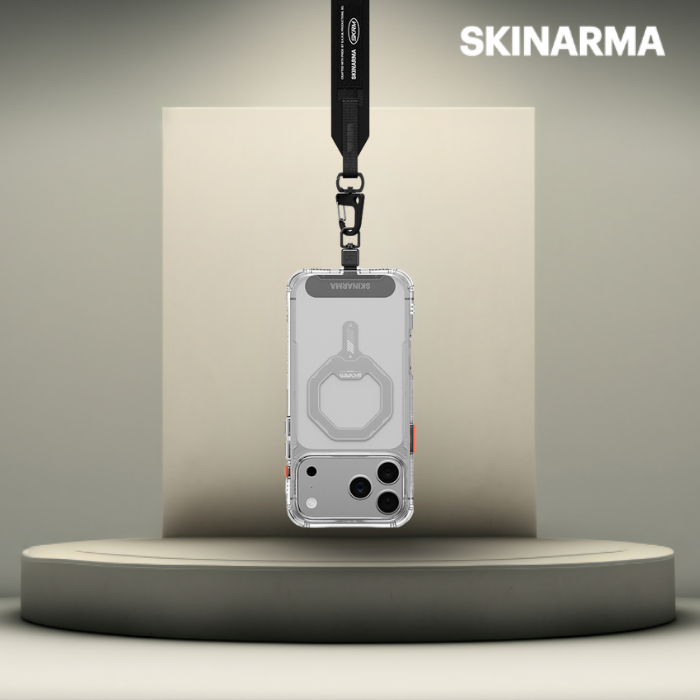 Universalus telefono dirželis Skinarma Scout XE juodas aprašymas - Prekės nuotrauka