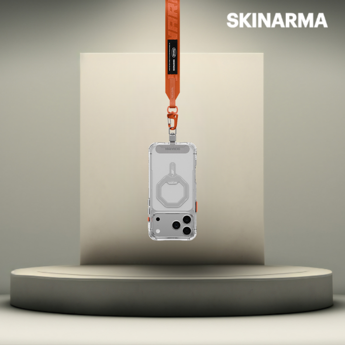 Universalus telefono dirželis Skinarma Scout XE oranžinis aprašymas - Prekės nuotrauka