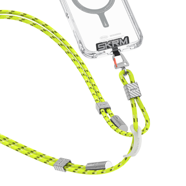 Universalus telefono dirželis su laidu 2in1 Skinarma Dyno Ve USB-C/USB-C niteglow aprašymas - Prekės nuotrauka