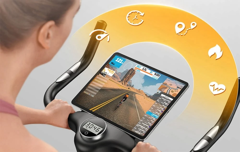 Urevo T1 Rower treningowy juoda-geltona aprašymas - Prekės nuotrauka