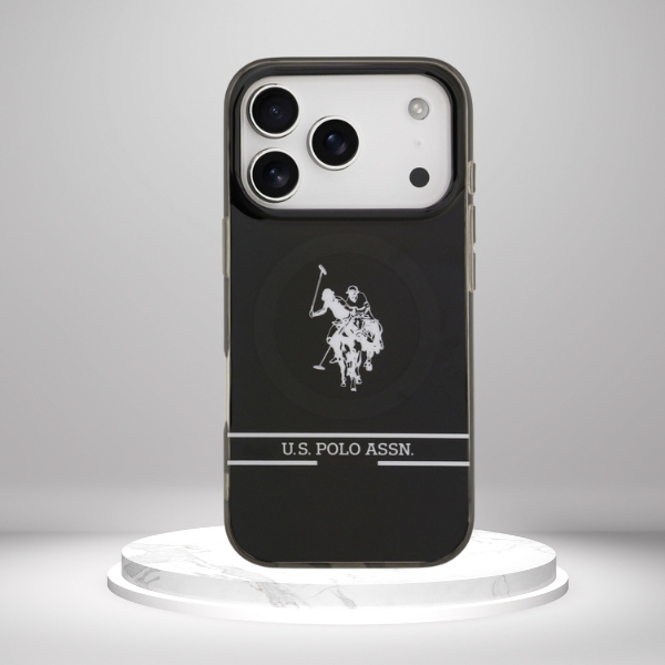 Us Polo Assn US Polo DH and Bottom Stripe Logo MagSafe dėklas Apple iPhone 17 Pro juodos spalvos aprašymas - Prekės nuotrauka Us Polo Assn US Polo DH and Bottom Stripe Logo MagSafe dėklas Apple iPhone 17 Pro juodos spalvos aprašymas - Prekės nuotrauka