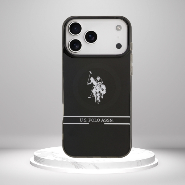 Us Polo Assn US Polo DH and Bottom Stripe Logo MagSafe dėklas Apple iPhone 17 Pro Max juodos spalvos aprašymas - Prekės nuotrauka Us Polo Assn US Polo DH and Bottom Stripe Logo MagSafe dėklas Apple iPhone 17 Pro Max juodos spalvos aprašymas - Prekės nuotrauka