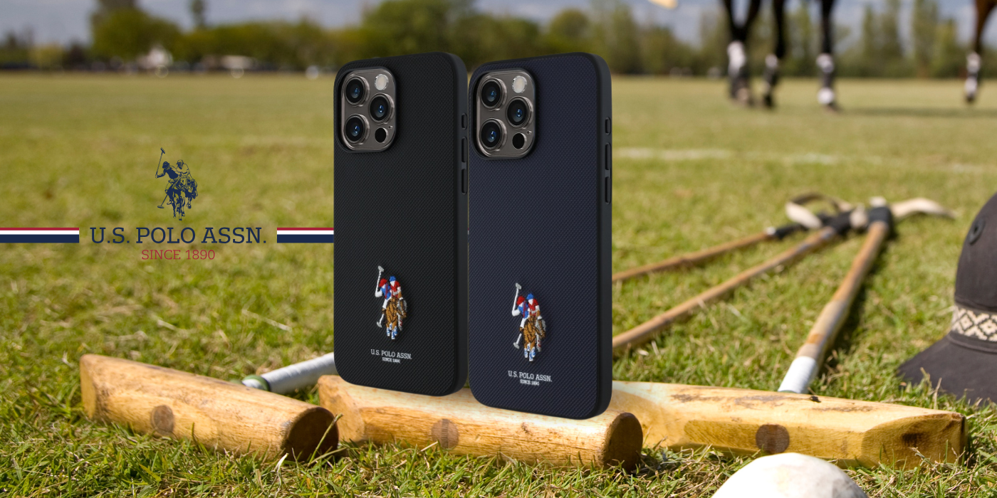Us Polo Assn US Polo USHCP15XPEMK iPhone 15 Pro Max 6,7″ juodos spalvos Embroidered DH Color dėklas aprašymas - Prekės nuotrauka