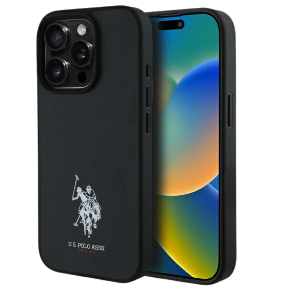 Us Polo Assn US Polo USHCP15XPGEK iPhone 15 Pro Max 6,7″ odinis siuvinėtas dėklas, juodos spalvos DH Color aprašymas - Prekės nuotrauka
