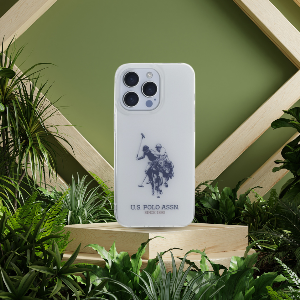 Us Polo Assn US Polo USHCP15XTPUHRBH iPhone 15 Pro Max 6,7″ baltos spalvos Shiny Big Logo dėklas aprašymas - Prekės nuotrauka