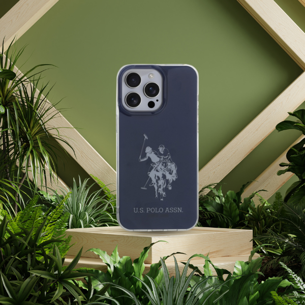 Dėklas Us Polo Assn US Polo USHCP15XTPUHRBV iPhone 15 Pro Max 6,7″ mėlynas Shiny Big Logo aprašymas - Prekės nuotrauka