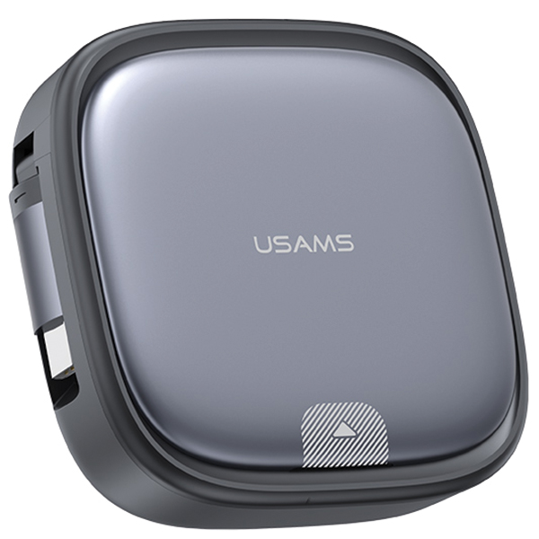 USAMS 3in1 ištraukiamas laidas su dėžute, MicroUSB/USB-C/Lightning, 60W, plienas/tamsus, SJ650USB01 aprašymas - Prekės nuotrauka USAMS 3in1 ištraukiamas laidas su dėžute, MicroUSB/USB-C/Lightning, 60W, plienas/tamsus, SJ650USB01 aprašymas - Prekės nuotrauka