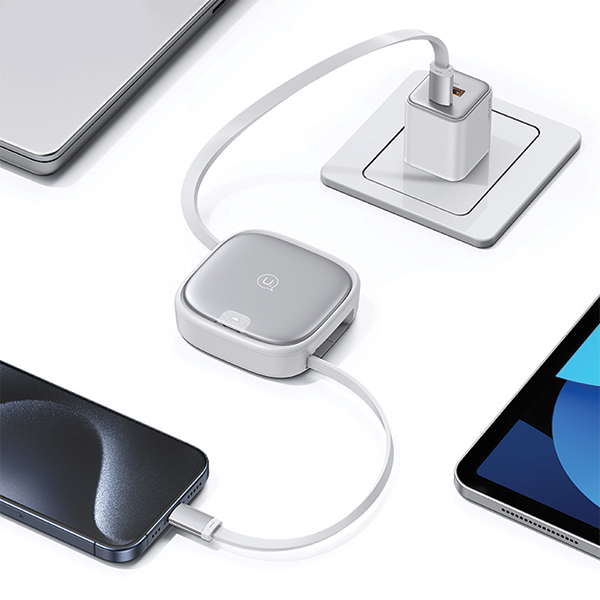 USAMS 3in1 ištraukiamas laidas su dėžute, MicroUSB/USB-C/Lightning, 60W, plienas/tamsus, SJ650USB01 aprašymas - Prekės nuotrauka USAMS 3in1 ištraukiamas laidas su dėžute, MicroUSB/USB-C/Lightning, 60W, plienas/tamsus, SJ650USB01 aprašymas - Prekės nuotrauka