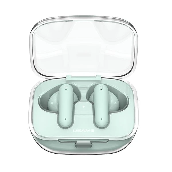 USAMS ausinės Bluetooth 5.3 TWS BE series ausinės belaidės mėlynos spalvos US-BE16 aprašymas - Prekės nuotrauka USAMS ausinės Bluetooth 5.3 TWS BE series ausinės belaidės mėlynos spalvos US-BE16 aprašymas - Prekės nuotrauka