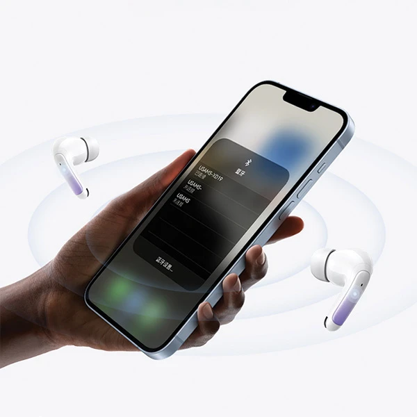 USAMS ausinės Bluetooth 5.3 TWS X-don series belaidės baltos spalvos BHUENCXD02 (US-XD19) aprašymas - Prekės nuotrauka