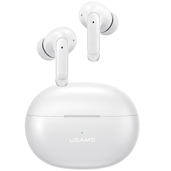 USAMS ausinės Bluetooth 5.3 TWS X-Don Series Dual mic ENC belaidės baltos spalvos BHUXD02 (USAMS-XD18) aprašymas - Prekės nuotrauka USAMS ausinės Bluetooth 5.3 TWS X-Don Series Dual mic ENC belaidės baltos spalvos BHUXD02 (USAMS-XD18) aprašymas - Prekės nuotrauka