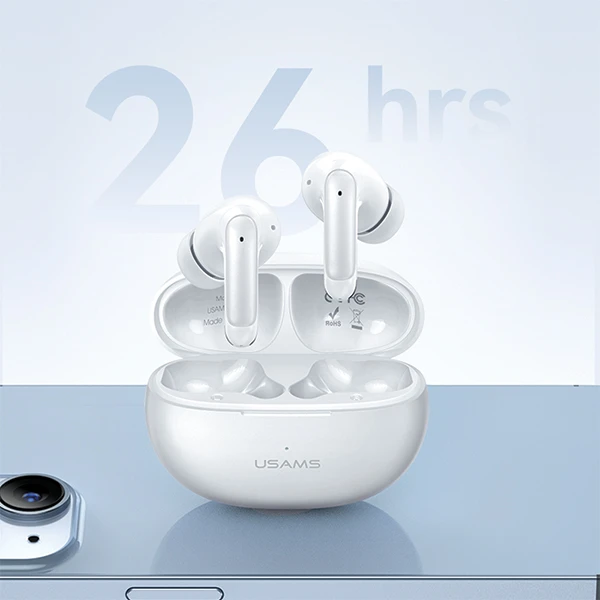 USAMS ausinės Bluetooth 5.3 TWS X-Don Series Dual mic ENC belaidės violetinės spalvos BHUXD03 (USAMS-XD18) aprašymas - Prekės nuotrauka USAMS ausinės Bluetooth 5.3 TWS X-Don Series Dual mic ENC belaidės violetinės spalvos BHUXD03 (USAMS-XD18) aprašymas - Prekės nuotrauka