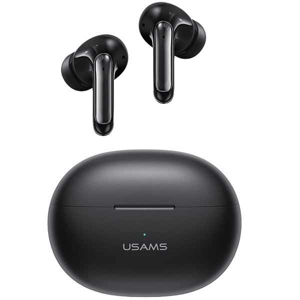 USAMS Bluetooth 5.3 Ausinės TWSX-Don Series Dual mic ENC belaidės juodos spalvos BHUXD01 aprašymas - Prekės nuotrauka