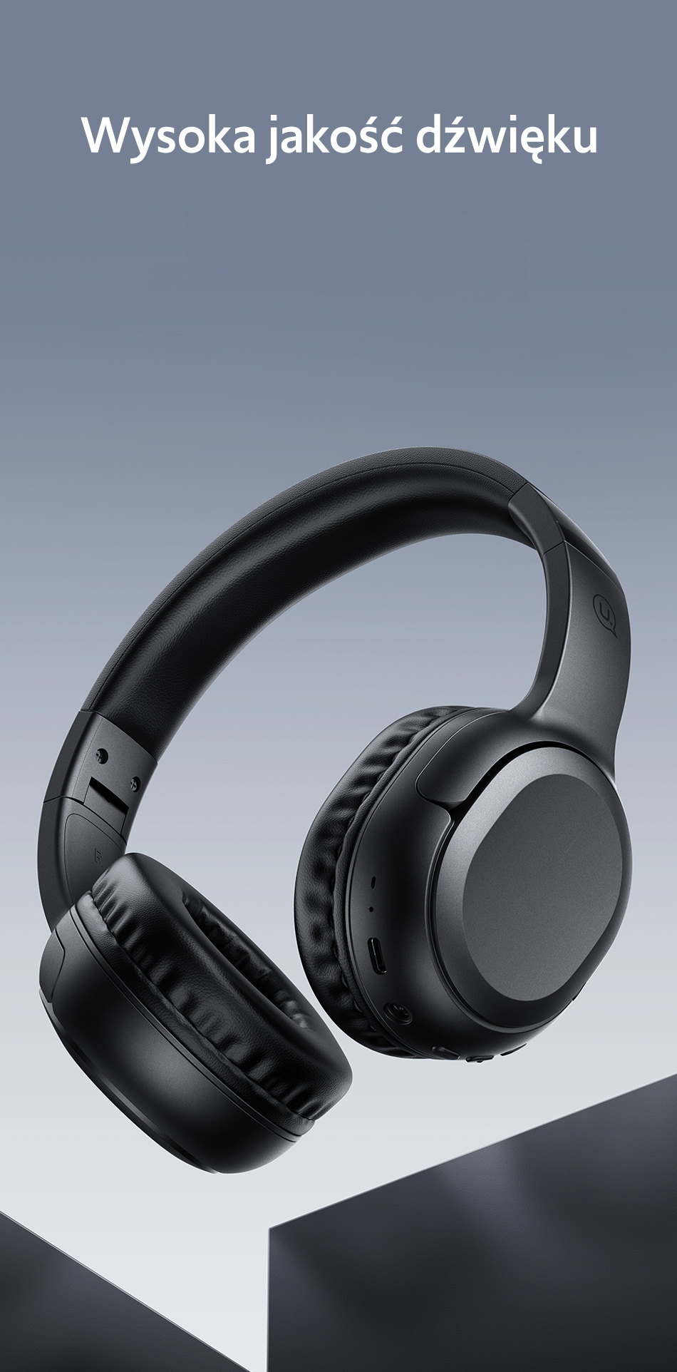 USAMS Bluetooth 5.3 Ausinės Yun Series smėlio spalvos TDLYEJYX02 (USAMS-YG23) aprašymas - Prekės nuotrauka