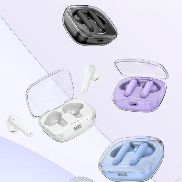 USAMS Bluetooth 5.3 TWS BEseries belaidės ausinės mėlynos US-BE16 aprašymas - Prekės nuotrauka