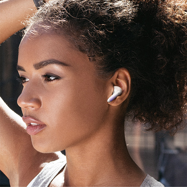 USAMS Bluetooth 5.3 TWS X-don serijos ENC belaidės ausinės Violetinė Gradient/Violetinė Mėlyna BHUEN aprašymas - Prekės nuotrauka