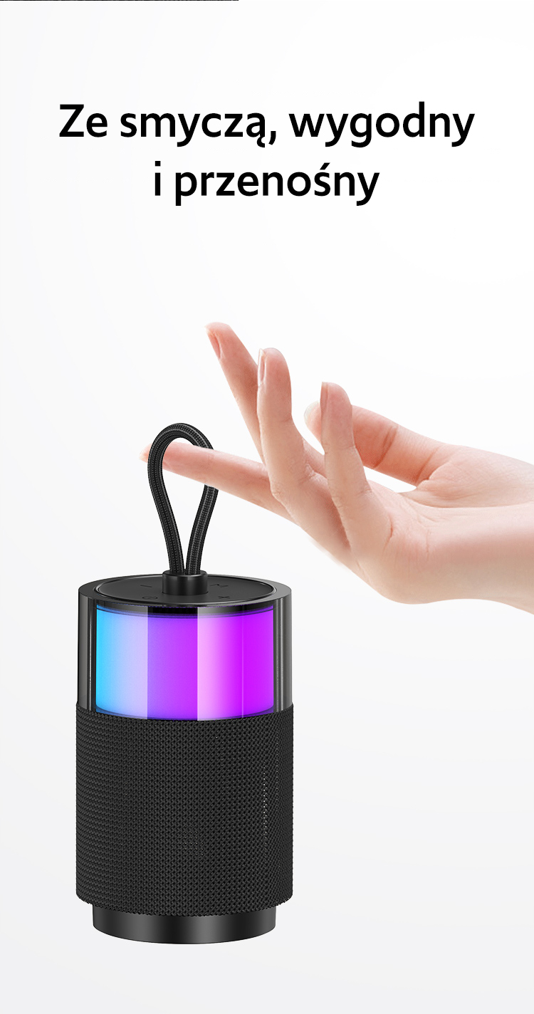 USAMS Bluetooth kolonėlė 5.3 YIN Series/juodos spalvos YX12YX01 (US-YX012) aprašymas - Prekės nuotrauka