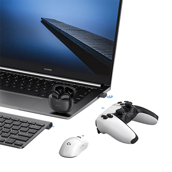 USAMS Bluetooth USB Adapteris juodas ZB285SPQ01 (US-ZB285) aprašymas - Prekės nuotrauka