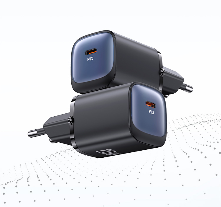 USAMS CC248 20W GaN USB-C greitojo įkrovimo HC serijos įkroviklis, baltos spalvos CC248TC02 aprašymas - Prekės nuotrauka