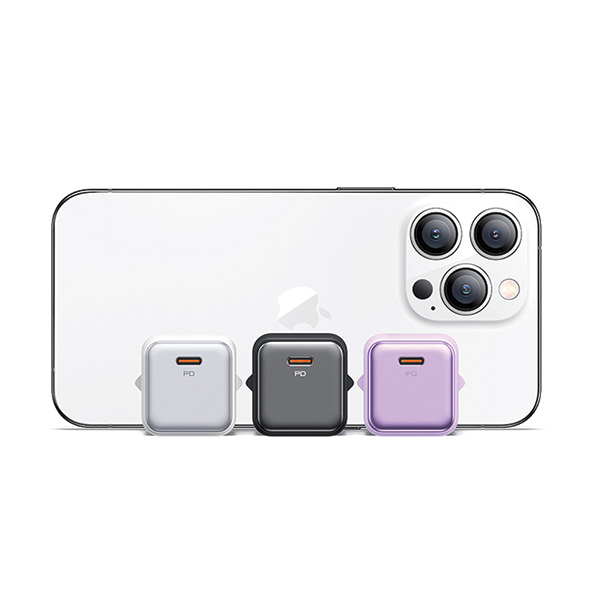 USAMS įkroviklis 1xUSB-C PD20W (tik galvutė) PD3.0 greitas įkrovimas violetinis X-ron Series CC183TC0 aprašymas - Prekės nuotrauka