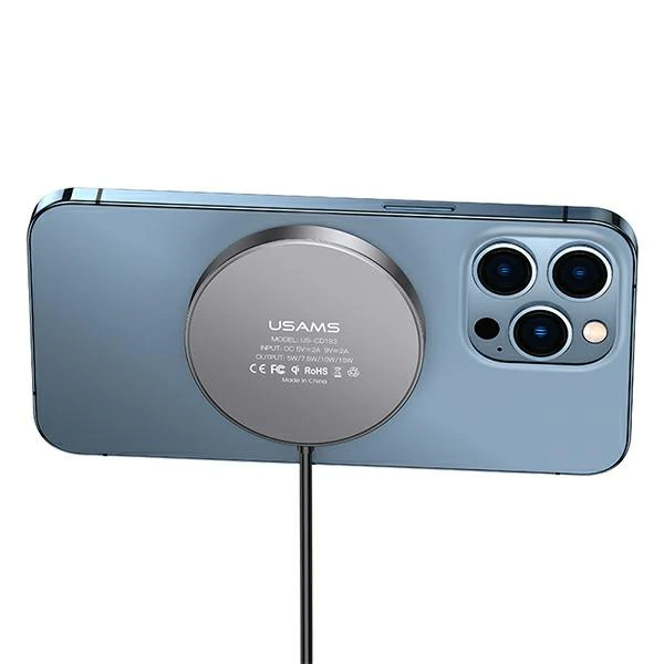 USAMS indukcinis įkroviklis US-CD183 magnetic 15W juodos spalvos CD183CDX01 aprašymas - Prekės nuotrauka USAMS indukcinis įkroviklis US-CD183 magnetic 15W juodos spalvos CD183CDX01 aprašymas - Prekės nuotrauka