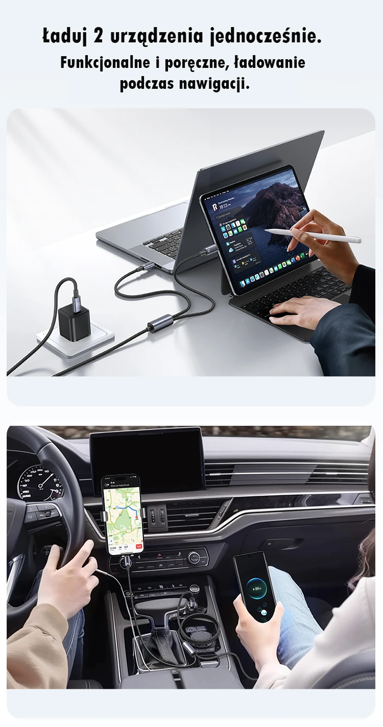 USAMS Kabelis 2in1 2xUSB-C 72W 1,2m aliuminio lydinio duomenų kabelis Sufeng Series SJ740USB101 (US-SJ740) aprašymas - Prekės nuotrauka USAMS Kabelis 2in1 2xUSB-C 72W 1,2m aliuminio lydinio duomenų kabelis Sufeng Series SJ740USB101 (US-SJ740) aprašymas - Prekės nuotrauka