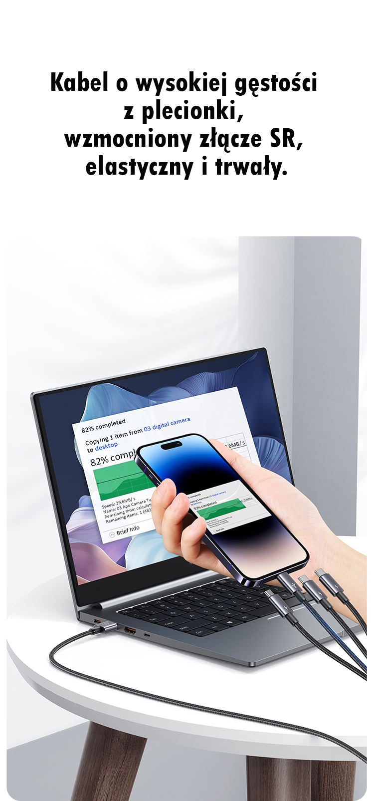 USAMS kabelis 4in1 2xUSB-C/Lightning/MicroUSB 15W 1.2m aliuminio lydinio duomenų kabelis Sufeng serijos SJ739US aprašymas - Prekės nuotrauka USAMS kabelis 4in1 2xUSB-C/Lightning/MicroUSB 15W 1.2m aliuminio lydinio duomenų kabelis Sufeng serijos SJ739US aprašymas - Prekės nuotrauka