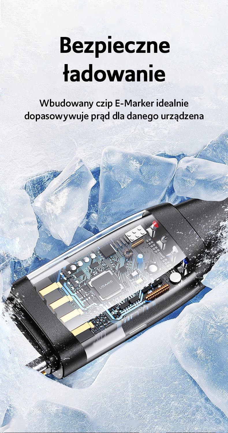 USAMS Kabelis U85 2xUSB-C/USB/Micro-USB/Lightning 6in1 1.2m 100W PD Fast Charge juodos spalvos SJ645USB01 aprašymas - Prekės nuotrauka USAMS Kabelis U85 2xUSB-C/USB/Micro-USB/Lightning 6in1 1.2m 100W PD Fast Charge juodos spalvos SJ645USB01 aprašymas - Prekės nuotrauka