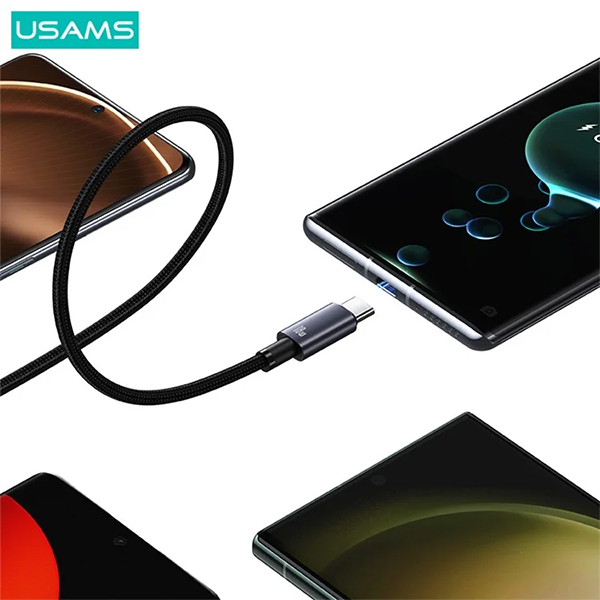 USAMS Kabelis USB-C į Lightning 30W 0.25mFast Charging steel/tarnish SJ679USB01 (US-SJ679) aprašymas - Prekės nuotrauka