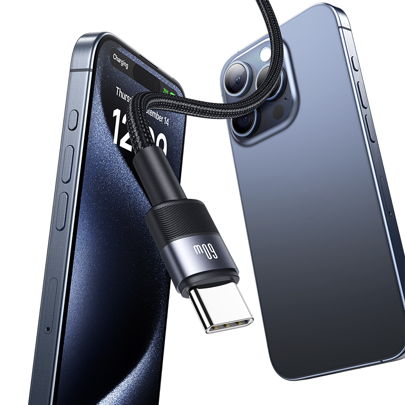 USAMS Kabelis USB-C į USB-C 60W 1.2m greito įkrovimo, plienas/tamsus SJ724USBSG01 (US-SJ724) aprašymas - Prekės nuotrauka USAMS Kabelis USB-C į USB-C 60W 1.2m greito įkrovimo, plienas/tamsus SJ724USBSG01 (US-SJ724) aprašymas - Prekės nuotrauka