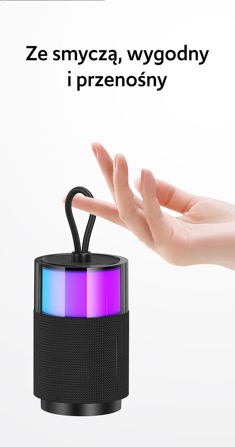 USAMS kolonėlė Bluetooth 5.3 YIN Series juodos spalvos YX12YX01 (US-YX012) aprašymas - Prekės nuotrauka