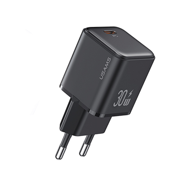 USAMS Laidinis įkroviklis 1xUSB-C PD 30W 3A (only head) PD3.0 Fast Charging juodos spalvos X-ron Series CC186TC01 aprašymas - Prekės nuotrauka USAMS Laidinis įkroviklis 1xUSB-C PD 30W 3A (only head) PD3.0 Fast Charging juodos spalvos X-ron Series CC186TC01 aprašymas - Prekės nuotrauka