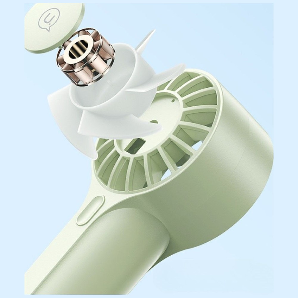 Ventiliatorius USAMS Mini ZB288 1200mAh Žalias Handheld Fan aprašymas - Prekės nuotrauka