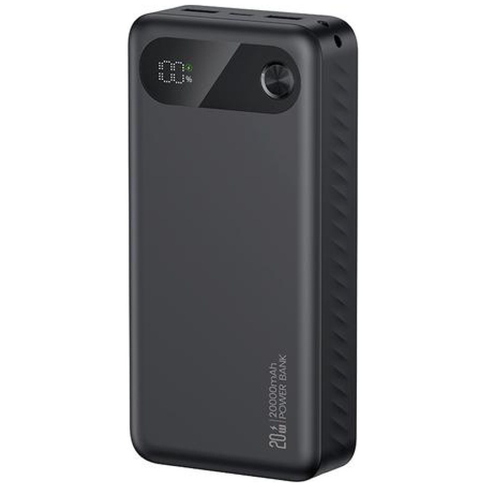 USAMS PB80 išorinė baterija PD20W 20000mAh juoda aprašymas - Prekės nuotrauka