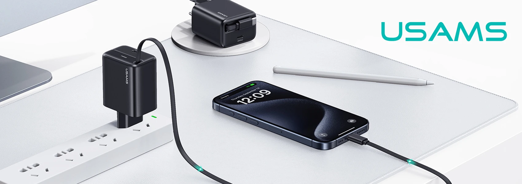 USAMS SR01 Bluetooth 5.3 ANC ant ausų dedamos ausinės juodos spalvos aprašymas - Prekės nuotrauka USAMS SR01 Bluetooth 5.3 ANC ant ausų dedamos ausinės juodos spalvos aprašymas - Prekės nuotrauka