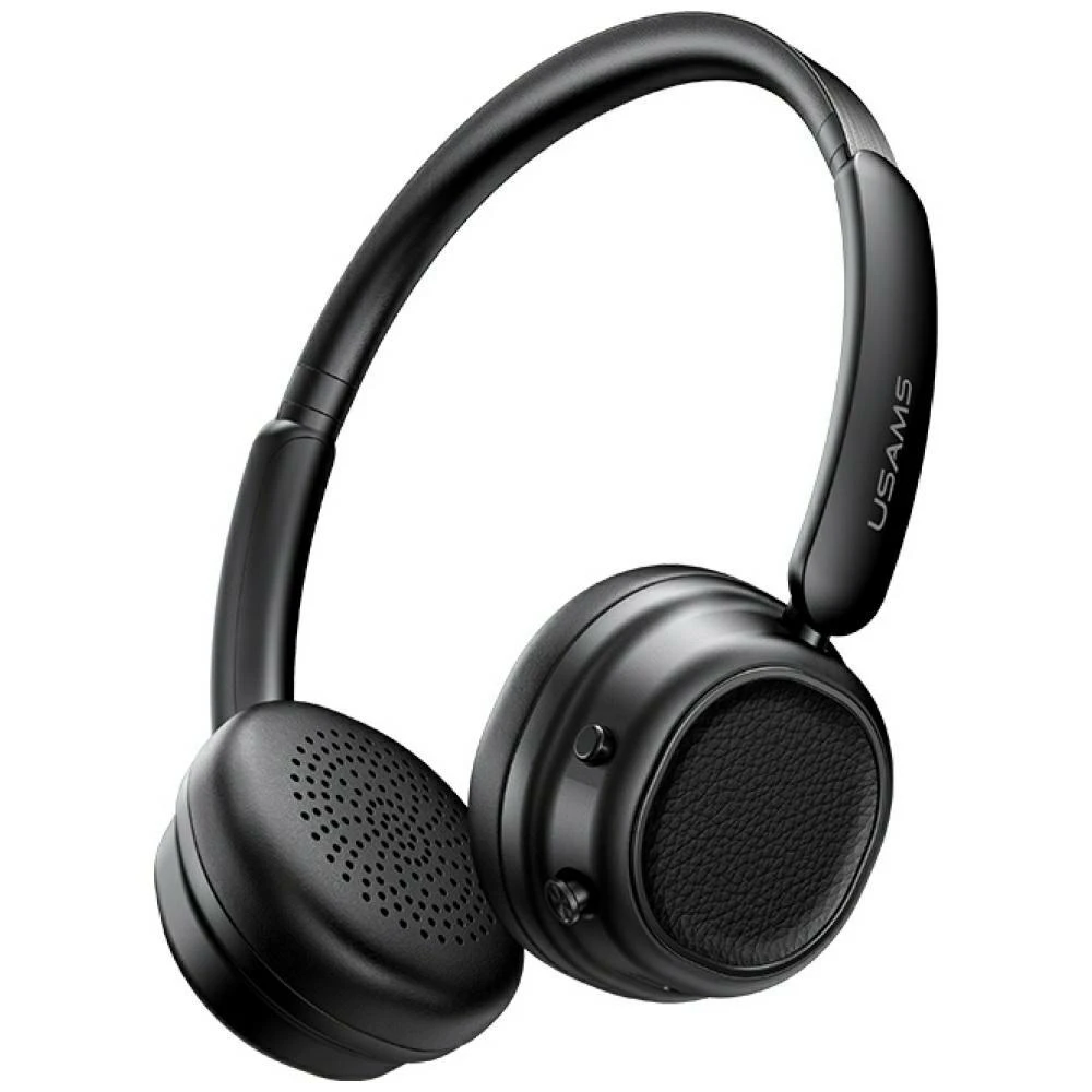 USAMS SR01 Bluetooth 5.3 ANC ant ausų dedamos ausinės juodos spalvos aprašymas - Prekės nuotrauka USAMS SR01 Bluetooth 5.3 ANC ant ausų dedamos ausinės juodos spalvos aprašymas - Prekės nuotrauka